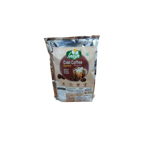 Inesh Cold Coffee Hazelnut Instant Premix Powder Pouch 1 Kg
