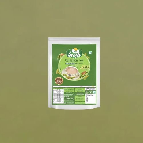 Inesh Cardamom Tea Premix 1 Kg | No Added Sugar Instant Elaichi Chai Mix